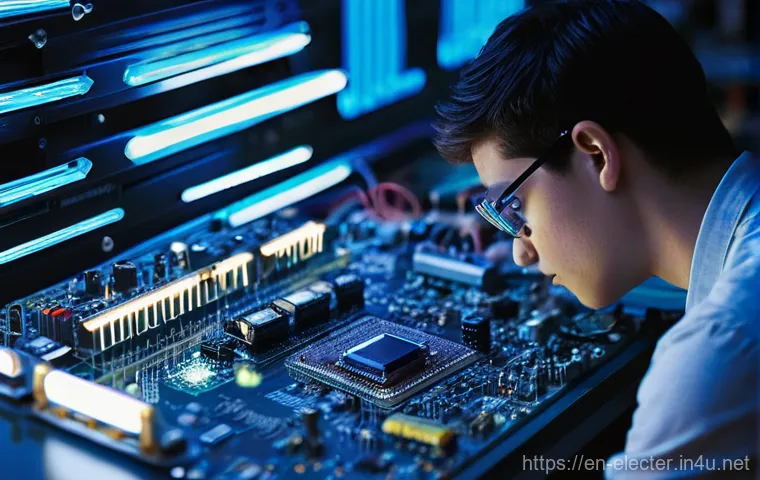 회로 분석과 시뮬레이션 - **Prompt:** A focused young adult (20s, any gender, diverse, wearing a neat, casual shirt) is intens...