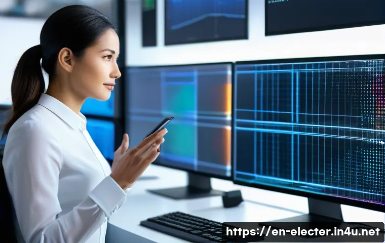 마이크로칩 개발 툴 소개 - **Prompt 1: Empowering Modern Chip Design**
    "A female chip design engineer in her early 30s, dre...